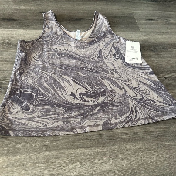 Athleta Tops - Athleta Gray Swirl Tank Top